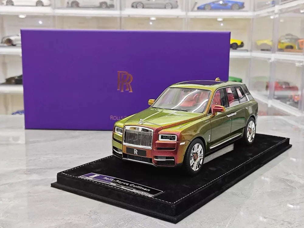 [Henson & Heaven] 1:18 Rolls-Royce 2018 Cullinan Pink Gradient Model Car Resin