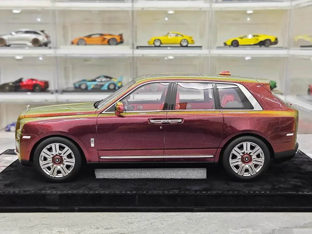 [Henson & Heaven] 1:18 Rolls-Royce 2018 Cullinan Pink Gradient Model Car Resin