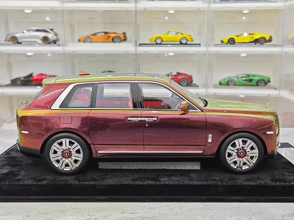 [Henson & Heaven] 1:18 Rolls-Royce 2018 Cullinan ピンク Gradient モデルカー レジン
