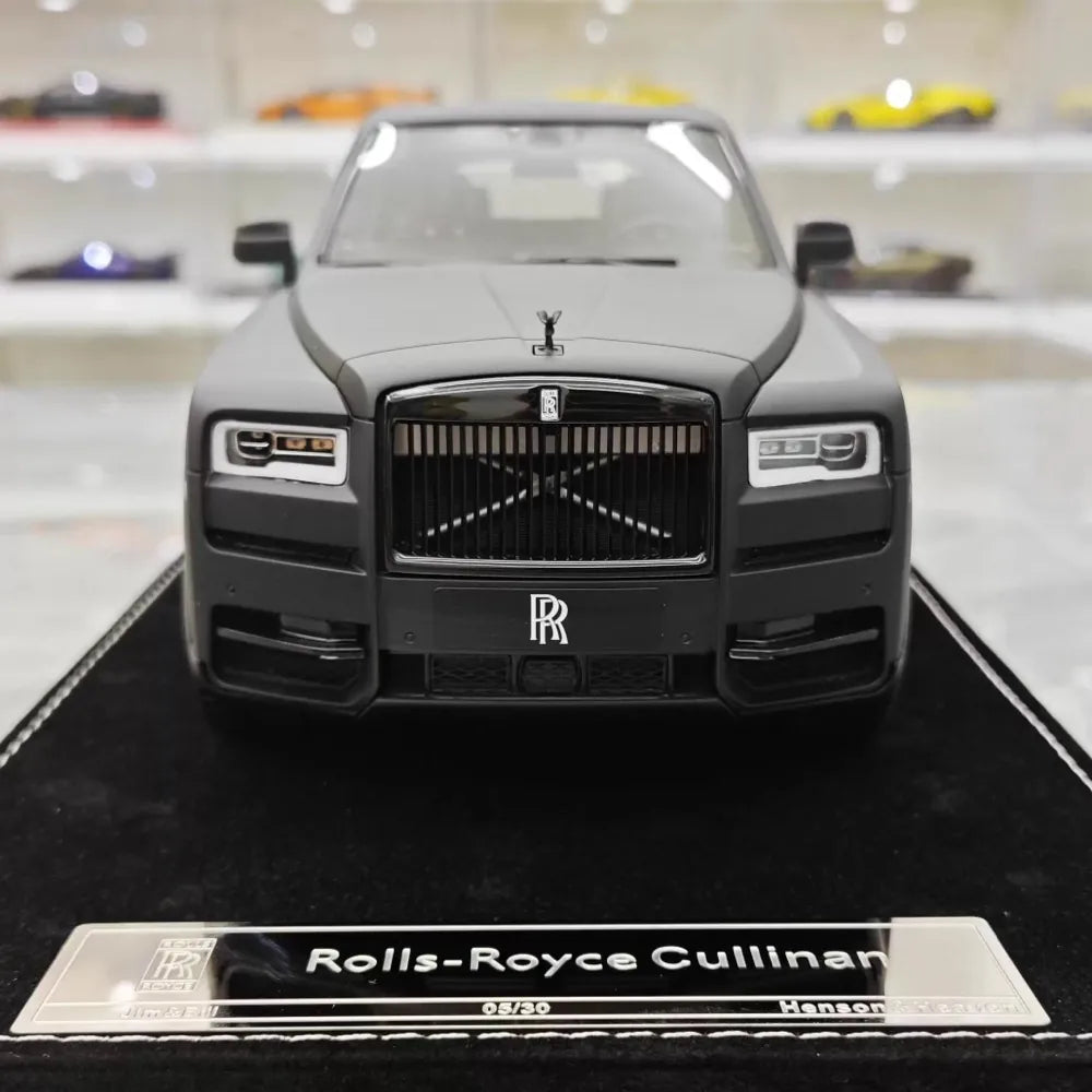 [Henson & Heaven] 1:18 Rolls-Royce 2018 Cullinan BB Black Model Car Resin