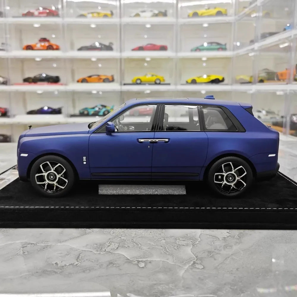 [Henson & Heaven] 1:18 Rolls-Royce 2018 Cullinan BB blu modellino di auto resina