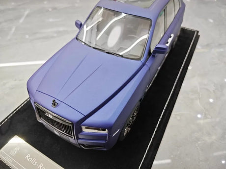 [Henson & Heaven] 1:18 Rolls-Royce 2018 Cullinan BB Blue Model Car Resin