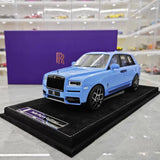 [Henson & Heaven] 1:18 Rolls-Royce 2018 Cullinan BB Cyan Model Car Resin