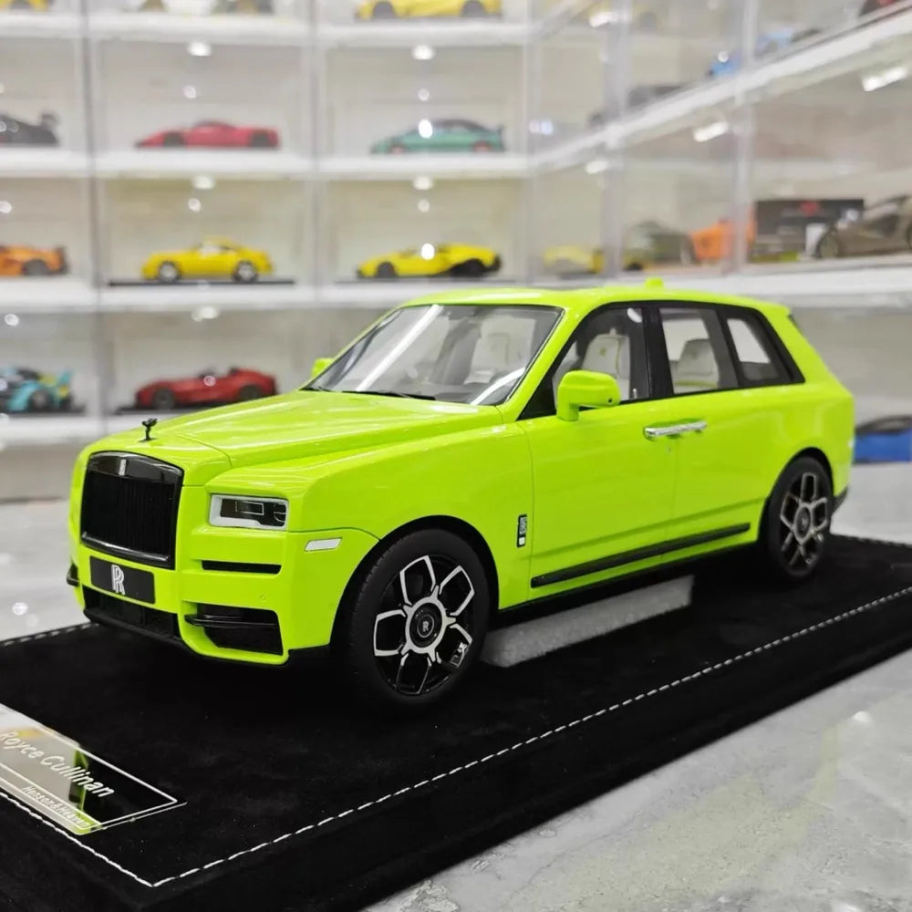 [Henson & Heaven] 1:18 Rolls-Royce 2018 Cullinan BB Green Model Car Resin
