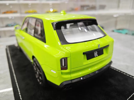 [Henson & Heaven] 1:18 Rolls-Royce 2018 Cullinan BB Green Model Car Resin