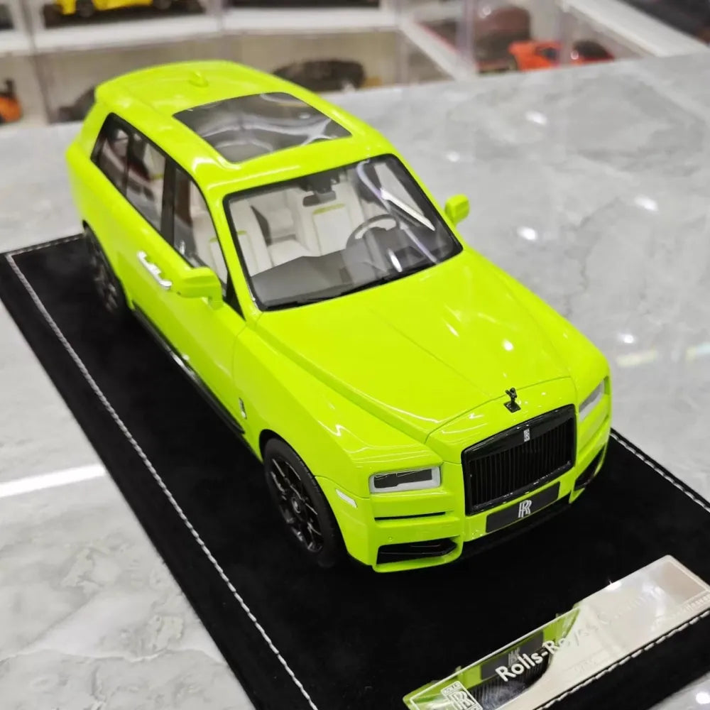 [Henson & Heaven] 1:18 Rolls-Royce 2018 Cullinan BB Green Model Car Resin
