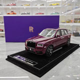 [Henson & Heaven] 1:18 Rolls-Royce 2018 Cullinan BB Purple Model Car Resin