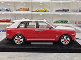 [Henson & Heaven] 1:18 Rolls-Royce 2018 Cullinan BB レッド & ホワイト モデルカー レジン