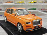 [Henson & Heaven] 1:18 Rolls-Royce 2018 Cullinan Orange Model Car Resin
