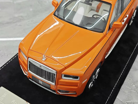 [Henson & Heaven] 1:18 Rolls-Royce 2018 Cullinan Orange Model Car Resin