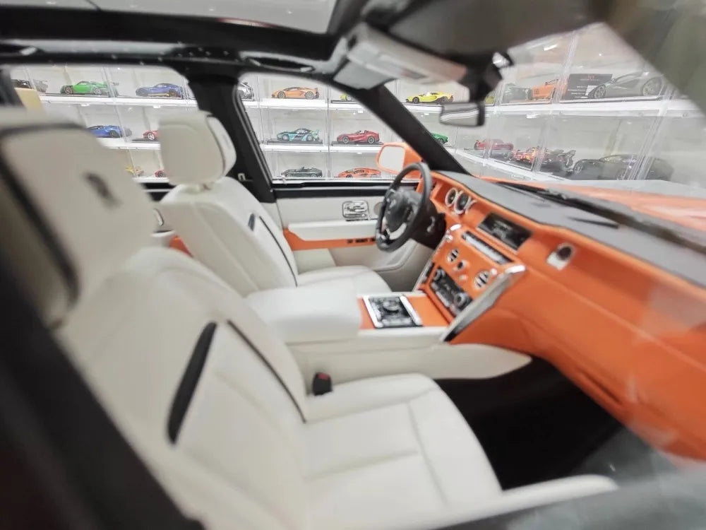 [Henson & Heaven] 1:18 Rolls-Royce 2018 Cullinan Orange Model Car Resin