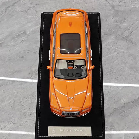 [Henson & Heaven] 1:18 Rolls-Royce 2018 Cullinan Orange Model Car Resin