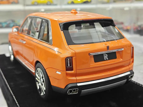 [Henson & Heaven] 1:18 Rolls-Royce 2018 Cullinan Orange Model Car Resin