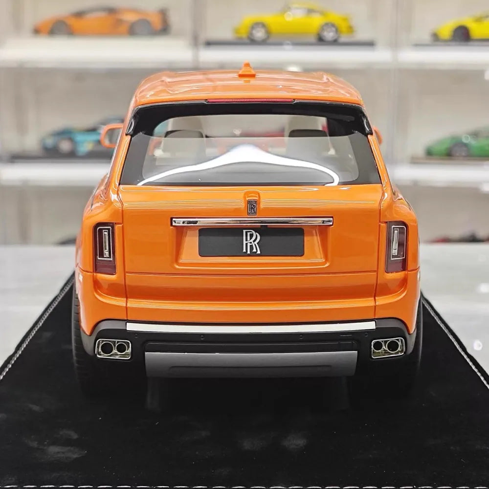 [Henson & Heaven] 1:18 Rolls-Royce 2018 Cullinan Orange Model Car Resin