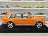 [Henson & Heaven] 1:18 Rolls-Royce 2018 Cullinan Orange Model Car Resin