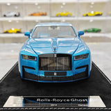 [Henson & Heaven] 1:18 Rolls-Royce 2020 Ghost Glossy Blue Model Car Resin