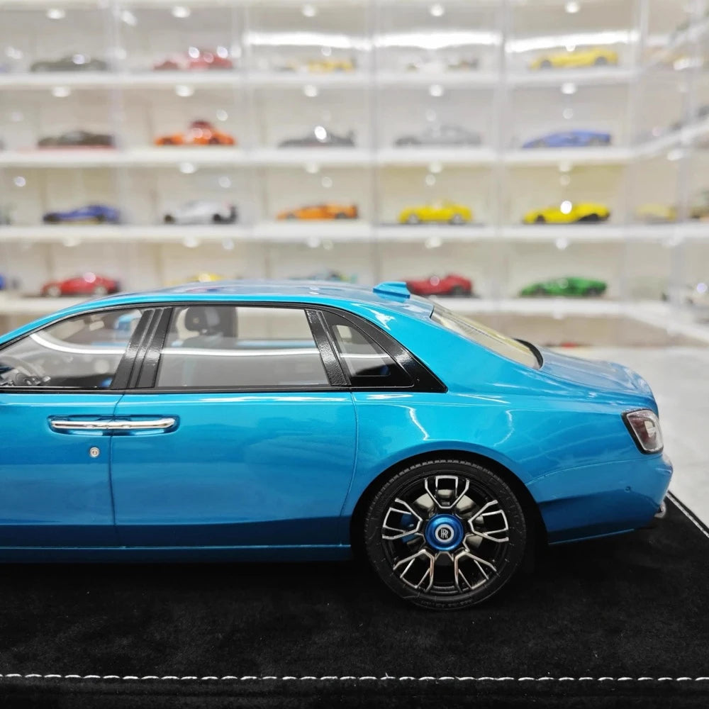 [Henson & Heaven] 1:18 Rolls-Royce 2020 Ghost Glossy Blue Model Car Resin