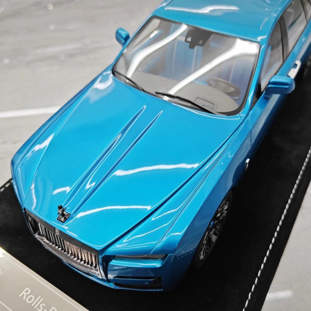 [Henson & Heaven] 1:18 Rolls-Royce 2020 Ghost Glossy Blue Model Car Resin