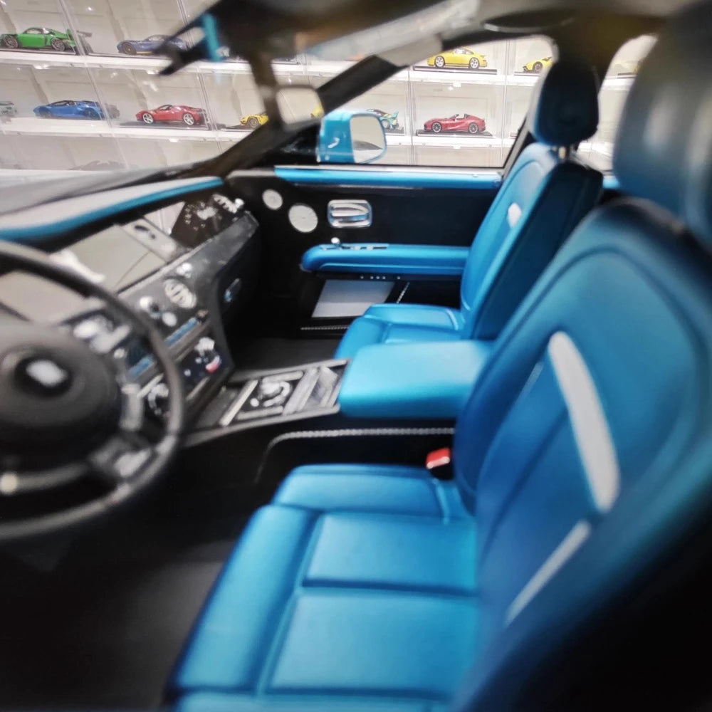 [Henson & Heaven] 1:18 Rolls-Royce 2020 Ghost Glossy Blue Model Car Resin