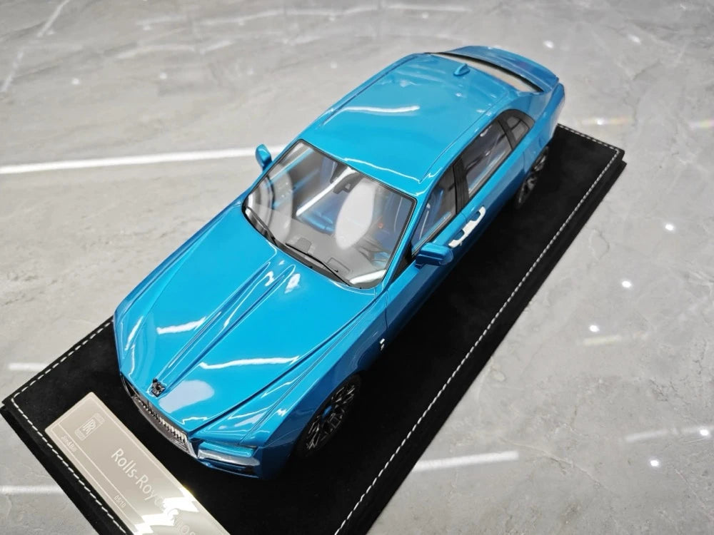 [Henson & Heaven] 1:18 Rolls-Royce 2020 Ghost Glossy Blue Model Car Resin