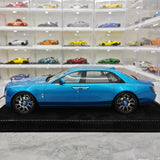 [Henson & Heaven] 1:18 Rolls-Royce 2020 Ghost Glossy Blue Model Car Resin