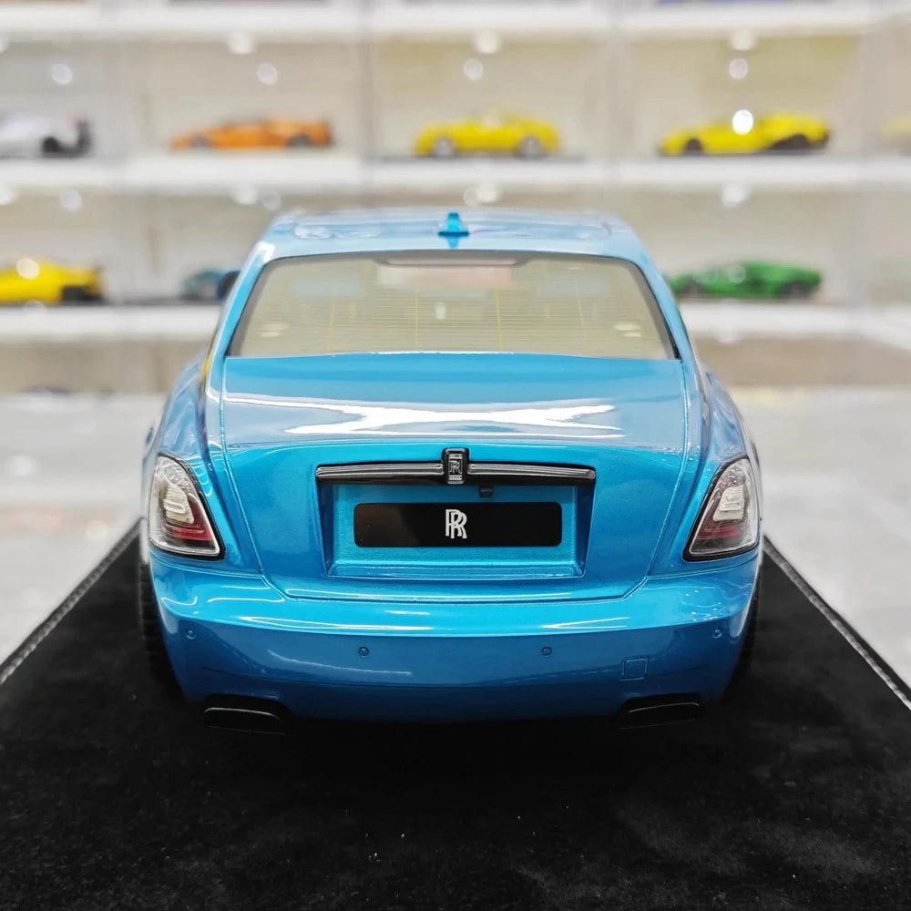 [Henson & Heaven] 1:18 Rolls-Royce 2020 Ghost Glossy Blue Model Car Resin