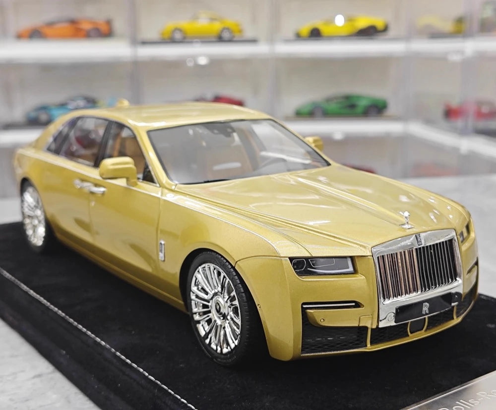 [Henson & Heaven] 1:18 Rolls-Royce 2020 Ghost oro modellino di auto resina
