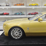[Henson & Heaven] 1:18 Rolls-Royce 2020 Ghost Gold Model Car Resin