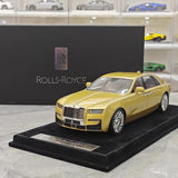 [Henson & Heaven] 1:18 Rolls-Royce 2020 Ghost Gold Model Car Resin