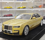 [Henson & Heaven] 1:18 Rolls-Royce 2020 Ghost Gold Model Car Resin