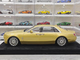 [Henson & Heaven] 1:18 Rolls-Royce 2020 Ghost Gold Model Car Resin