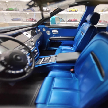 [Henson & Heaven] 1:18 Rolls-Royce 2020 Ghost Matte Blue Model Car Resin