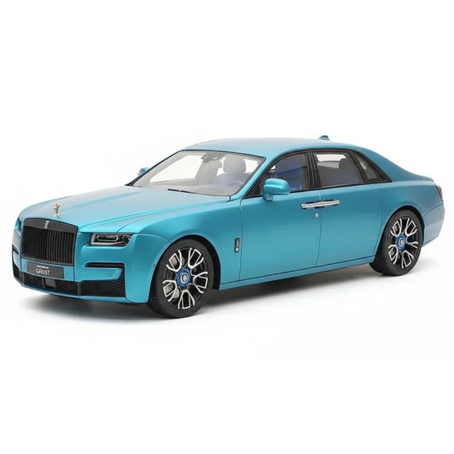 [Henson & Heaven] 1:18 Rolls-Royce 2020 Ghost Matte Blue Model Car Resin