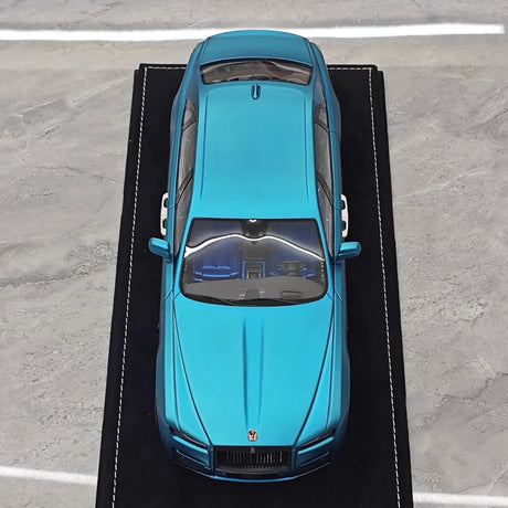 [Henson & Heaven] 1:18 Rolls-Royce 2020 Ghost Matte Blue Model Car Resin