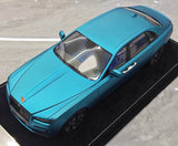 [Henson & Heaven] 1:18 Rolls-Royce 2020 Ghost Matte Blue Model Car Resin