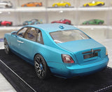 [Henson & Heaven] 1:18 Rolls-Royce 2020 Ghost Matte Blue Model Car Resin