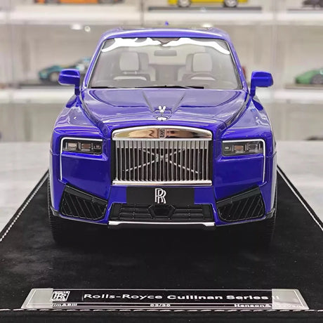[Henson & Heaven] 1:18 Rolls-Royce 2023 Cullinan Series II Blue Model Car Resin