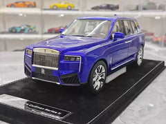 [Henson & Heaven] 1:18 Rolls-Royce 2023 Cullinan Series II Blue Model Car Resin
