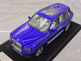 [Henson & Heaven] 1:18 Rolls-Royce 2023 Cullinan Series II sininen pienoismalli Hartsi