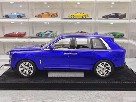 [Henson & Heaven] 1:18 Rolls-Royce 2023 Cullinan Series II Blue Model Car Resin