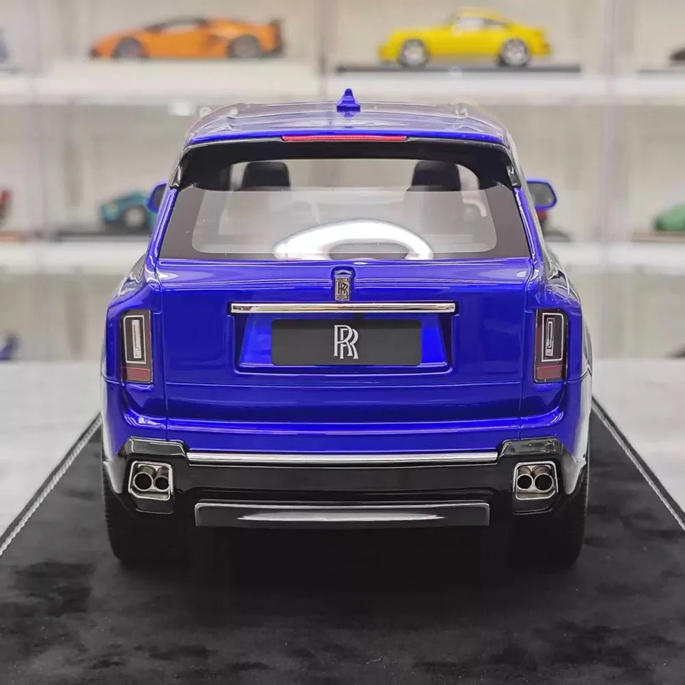 [Henson & Heaven] 1:18 Rolls-Royce 2023 Cullinan Series II Blue Model Car Resin
