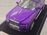 [Henson & Heaven] 1:18 Rolls-Royce 2023 Cullinan Series II Purple Model Car Resin