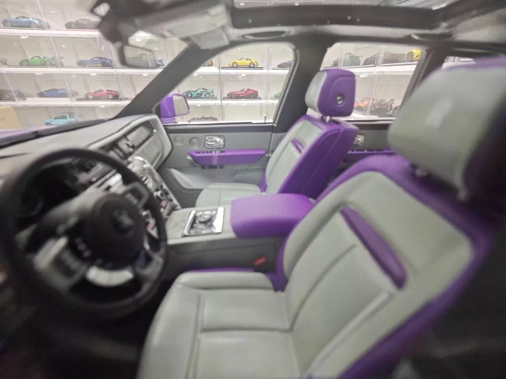 [Henson & Heaven] 1:18 Rolls-Royce 2023 Cullinan Series II Purple Model Car Resin