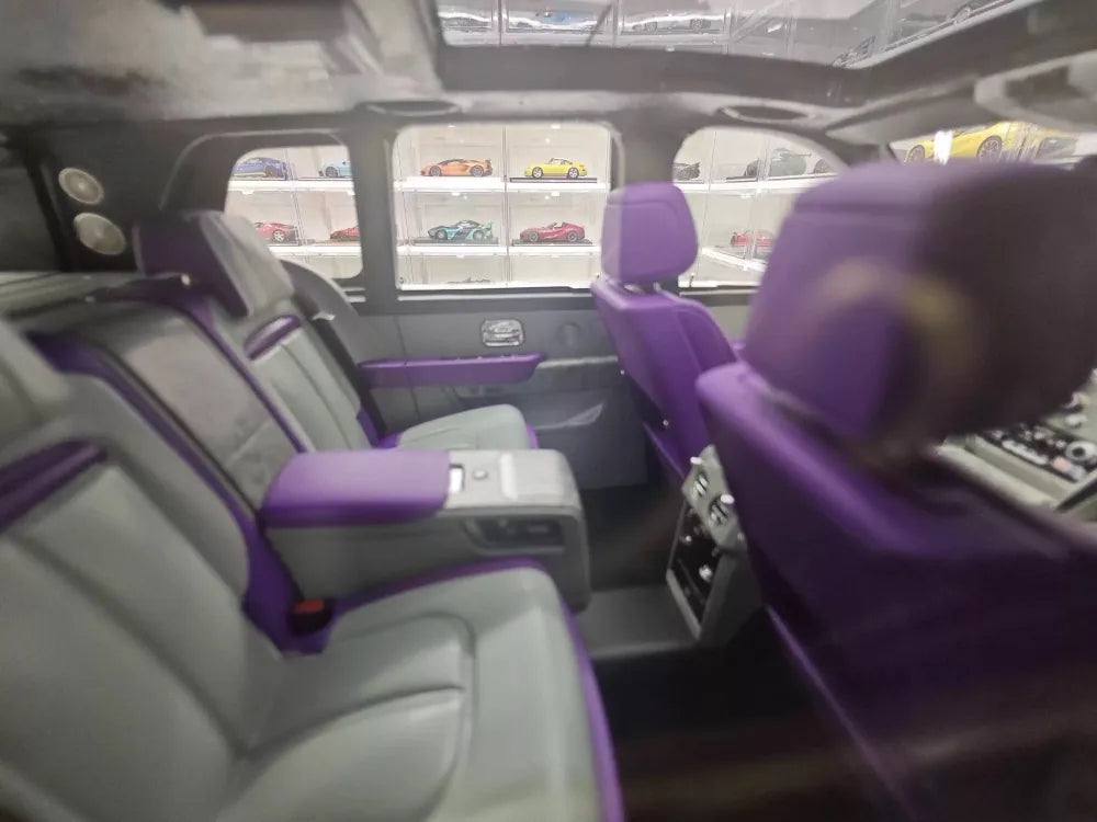 [Henson & Heaven] 1:18 Rolls-Royce 2023 Cullinan Series II Purple Model Car Resin