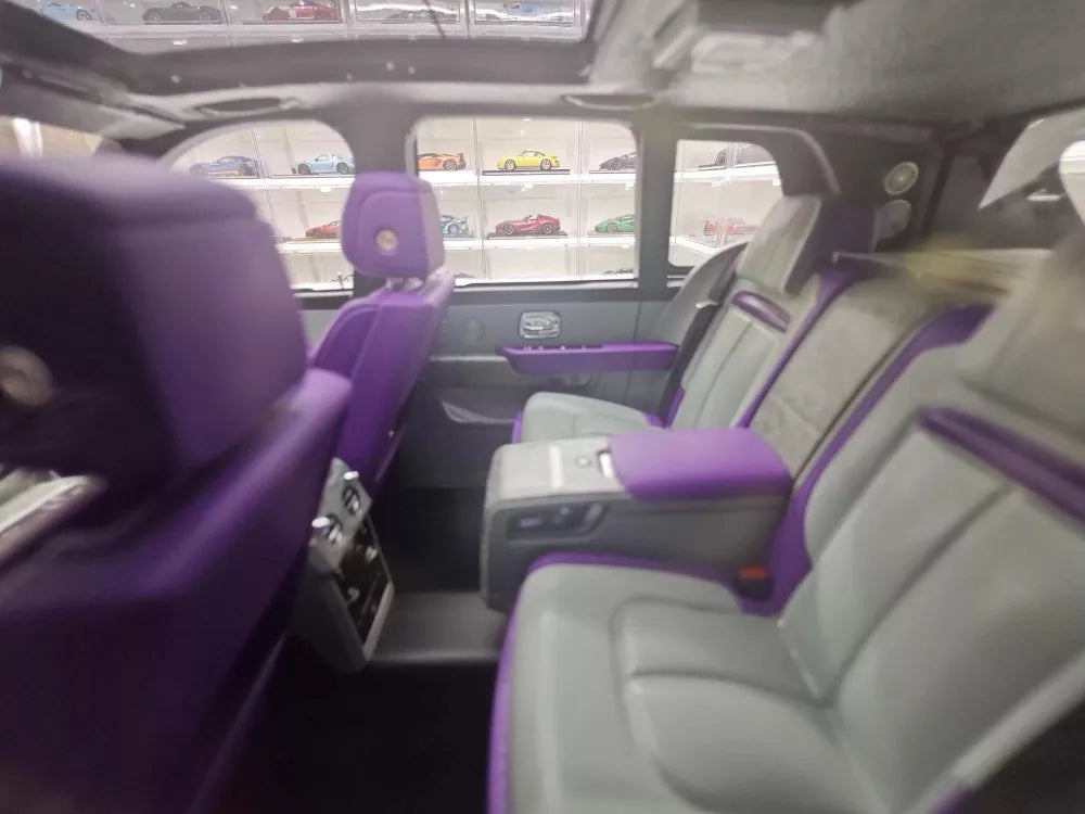 [Henson & Heaven] 1:18 Rolls-Royce 2023 Cullinan Series II Purple Model Car Resin