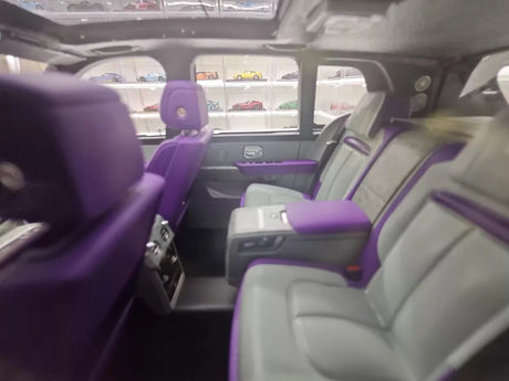 [Henson & Heaven] 1:18 Rolls-Royce 2023 Cullinan Series II Purple Model Car Resin