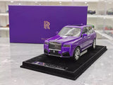 [Henson & Heaven] 1:18 Rolls-Royce 2023 Cullinan Series II Purple Model Car Resin