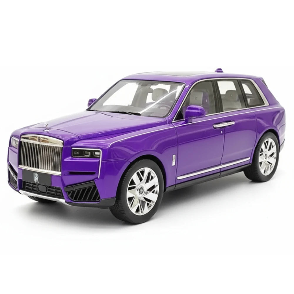 [Henson & Heaven] 1:18 Rolls-Royce 2023 Cullinan Series II Purple Model Car Resin