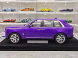 [Henson & Heaven] 1:18 Rolls-Royce 2023 Cullinan Series II Purple Model Car Resin