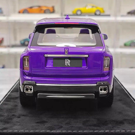 [Henson & Heaven] 1:18 Rolls-Royce 2023 Cullinan Series II Purple Model Car Resin